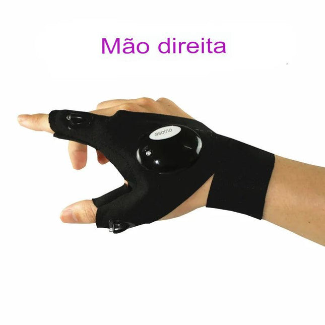 LUVATECH PREMIUM- Luva Lanterna LED sem Dedos